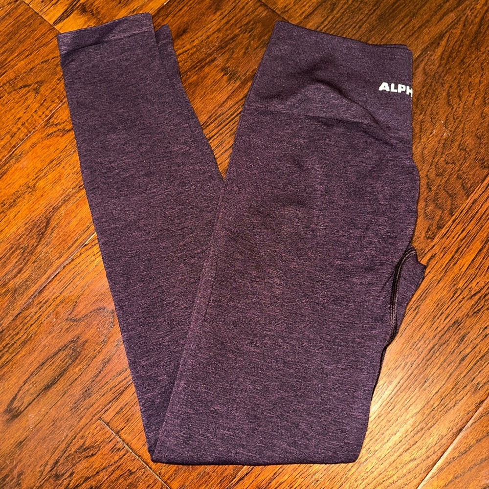 Purple Alphalete Amplify Leggings